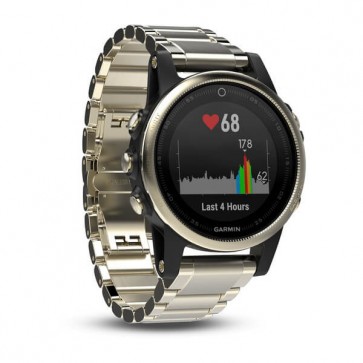 Garmin fenix 5S Champagne Sapphire with Metal Band