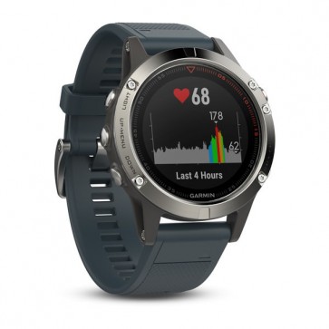 Garmin fenix 5 ® Slate with Granite Blue Wristband