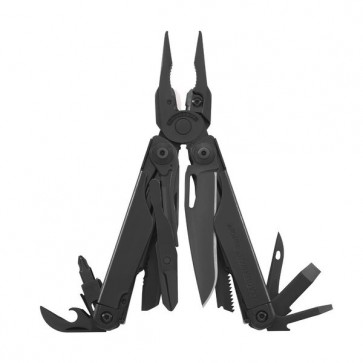 Leatherman Surge Black Oxide Stainless Multi-tool with MOLLE Sheath - 21 Tools - EDC