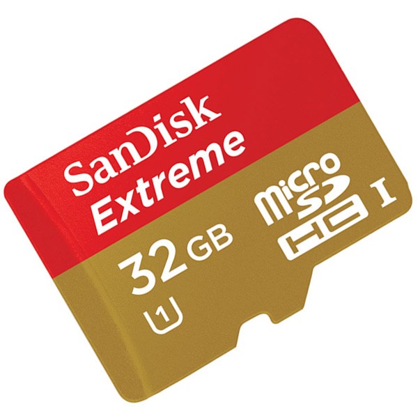 32GB SanDisk Extreme microSDHC/microSDXC UHSI