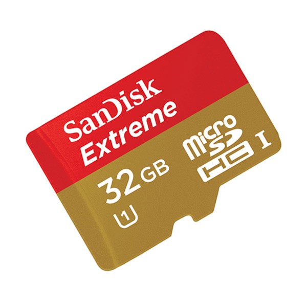 SanDisk 32GB Extreme MicroSDHC UHS-I, Classe 10, Memoria Flash Fino A 80 MB/s In Lettura