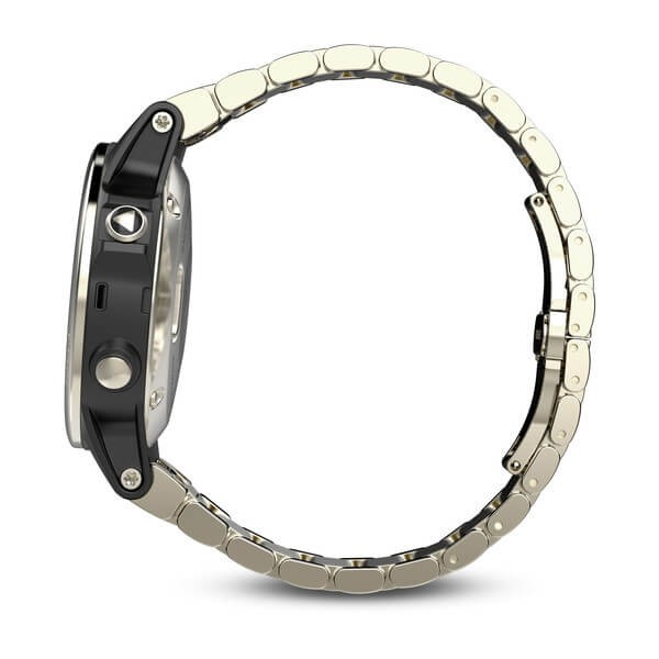 Garmin fenix 5S Champagne Sapphire with Metal Band