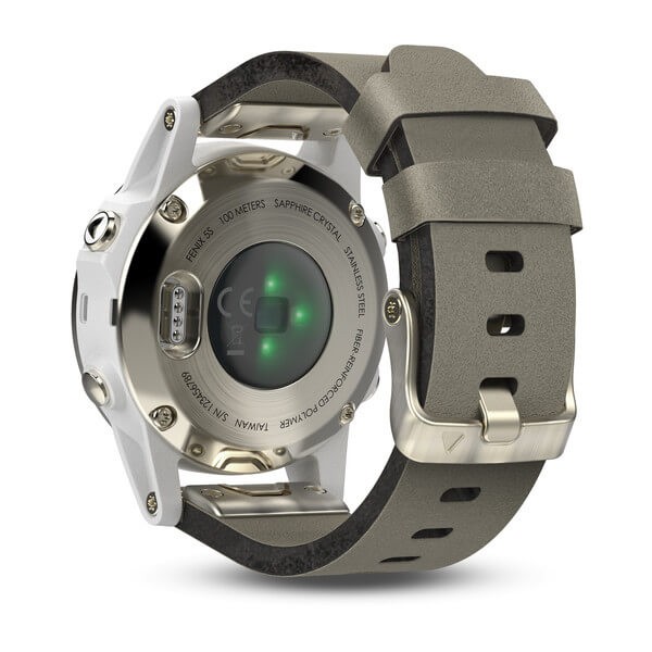 Garmin fenix 5S Champagne Sapphire with Gray Suede Band 010 01685 13
