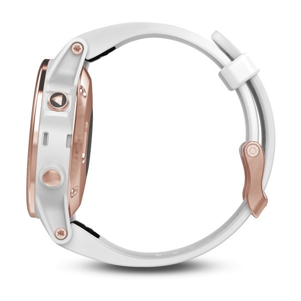 Garmin fenix 5S Rose Goldtone Sapphire with White Band