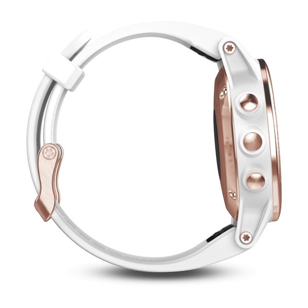 Garmin fenix 5S Rose Goldtone Sapphire with White Band