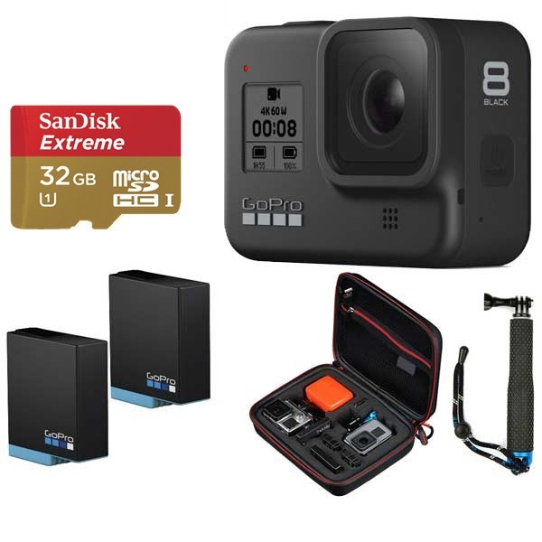 Gopro Hero8 Black 4k Hypersmooth Action Cam Platinum Bundle