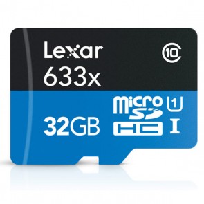 32GB Lexar 633X High Performance MicroSDHC