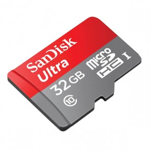 32GB SanDisk Ultra® microSDHC MicroSD