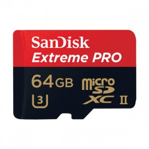 SANDISK 64GB EXTREME PRO microSDXC UHS-II