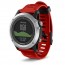 Red Garmin Fenix 3 with HRM