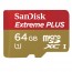 64GB SanDisk Extreme® PLUS microSDXC